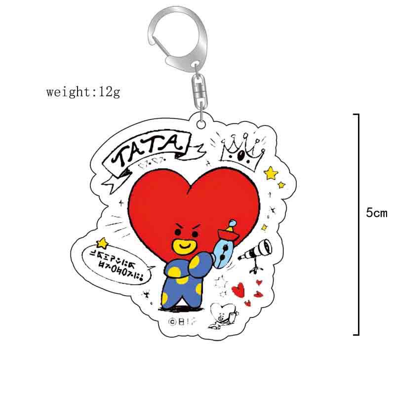 BT21 anime cartoon cute acryli - Anime Merchandise Wholesale recension och pris