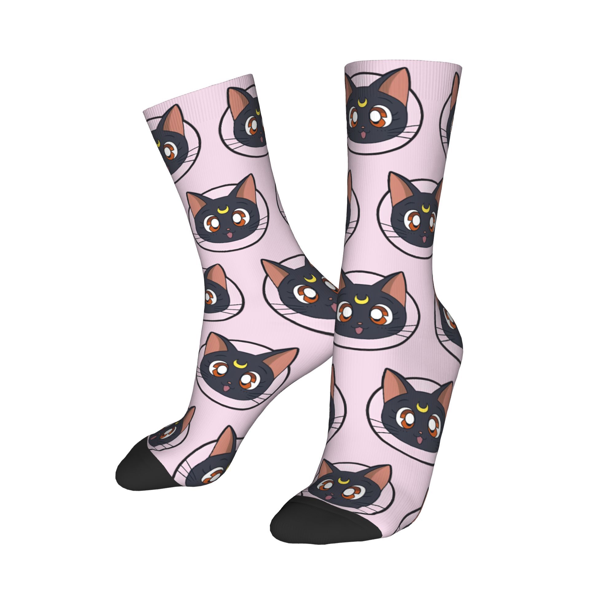 Trendy Unisex Crew Socks Sailo - Anime Merchandise Dress recension och pris